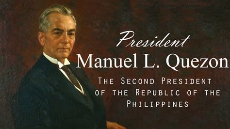 2nd president of the philippines|Manuel Quezon of the Philippines .
